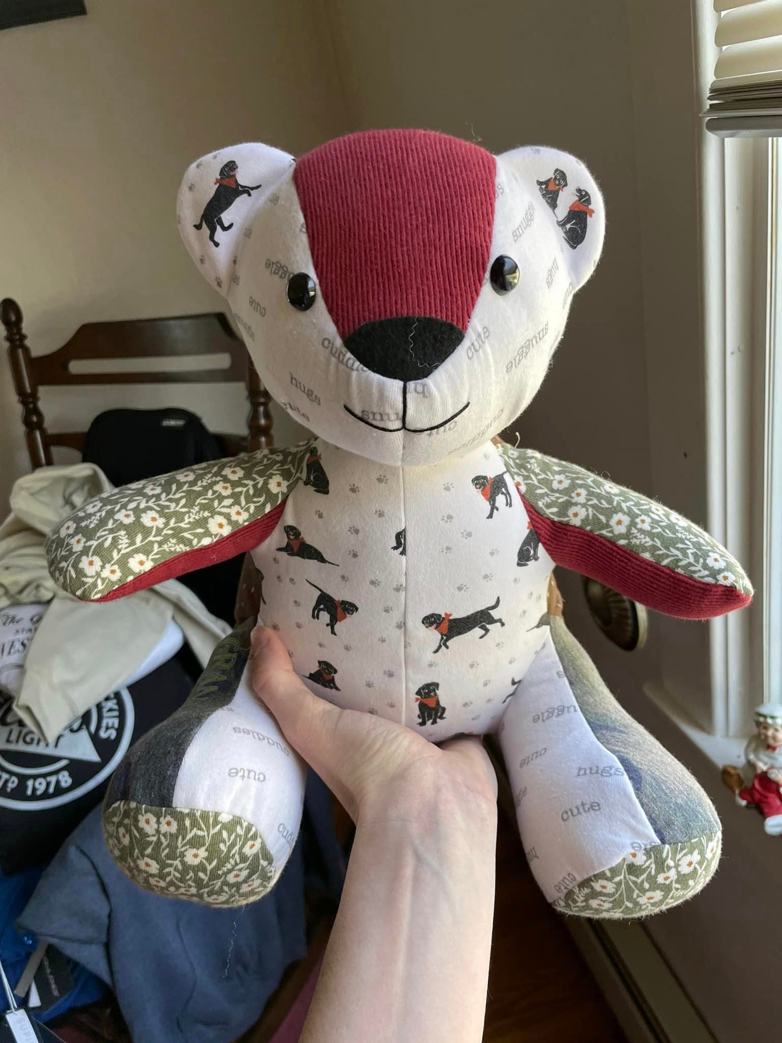 Memory bear from baby clothes online